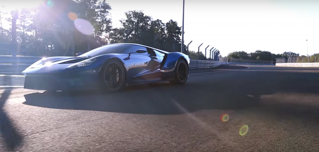 Ford GT on the track